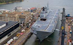 HMAS Canberra azimuth propulsion pod replacement Amphibious Assault Ship